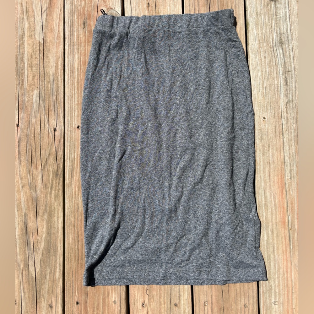 H&M grey pencil skirt y2k